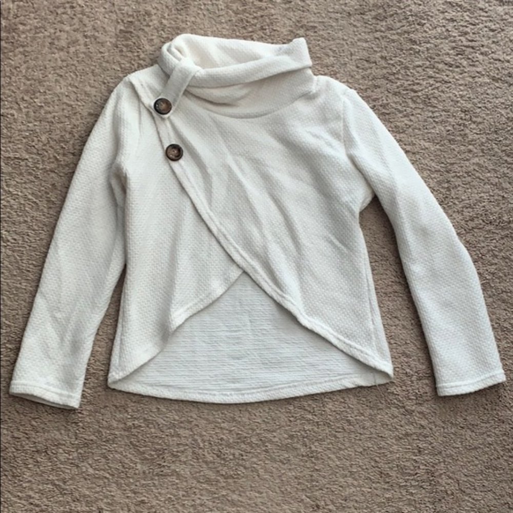 women's top FAUX WRAP